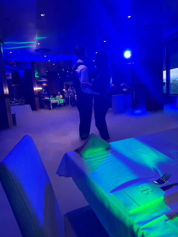Social gathering with dining and dancing in Sofia banquet hall