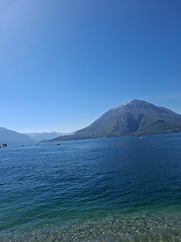 Lake Como scenic views captured from Gittana and Varenna