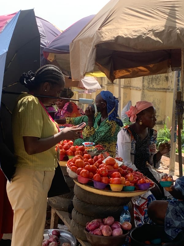 Afternoon market activity documented across Ilorin, Nigeria