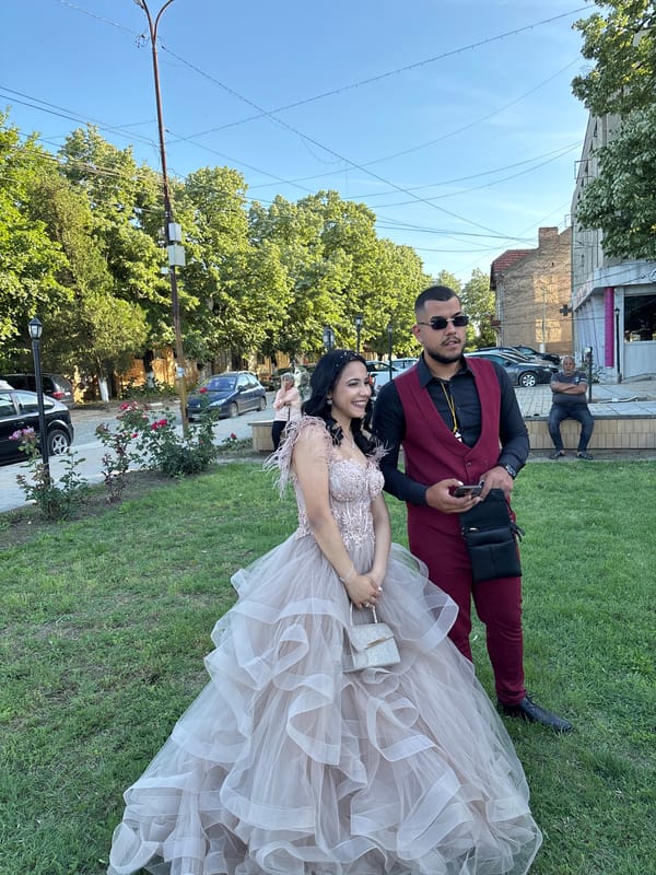 Formal celebrations documented in Hayredin, Bulgaria outdoor gatherings