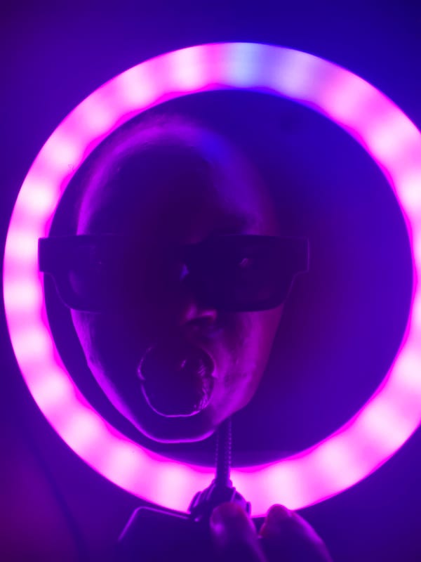 Ring light photography captured in Maigizo, Nigeria