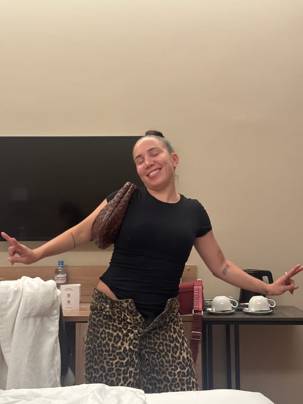 Evening moments: dancing, resting, and wine