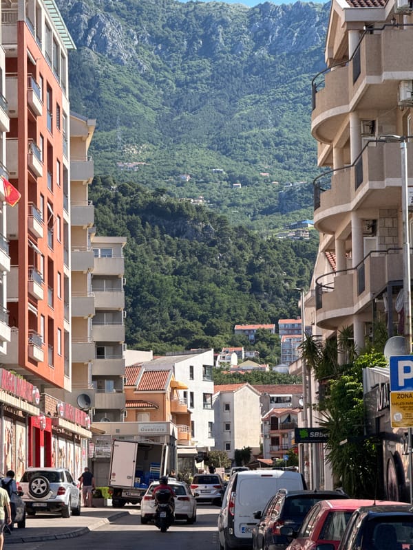 Morning life documented across Budva, Montenegro neighborhoods