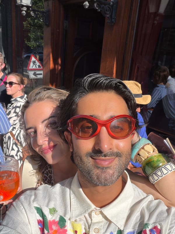 Sunny afternoon out in central London with friends