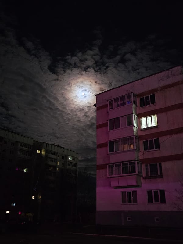Bright full moon observed across urban areas Tuesday evening