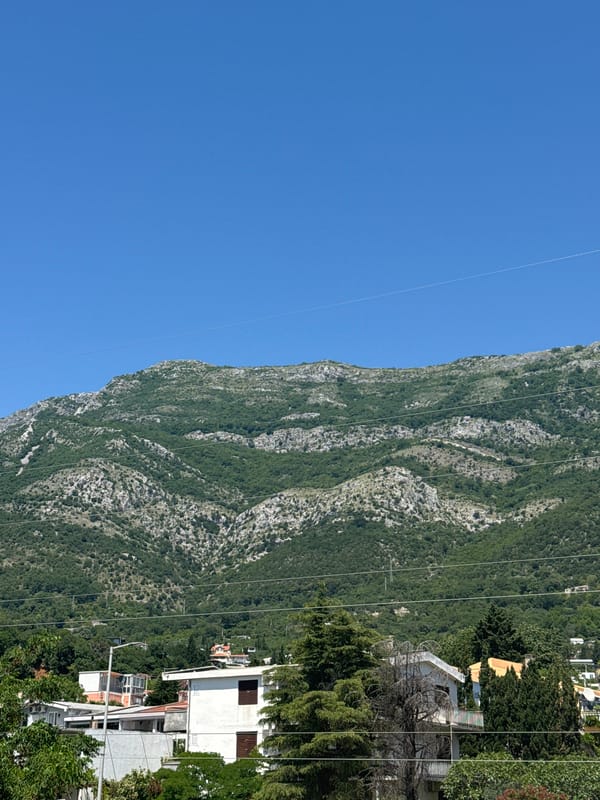Observer documents Sutomore Montenegro landscape and infrastructure views
