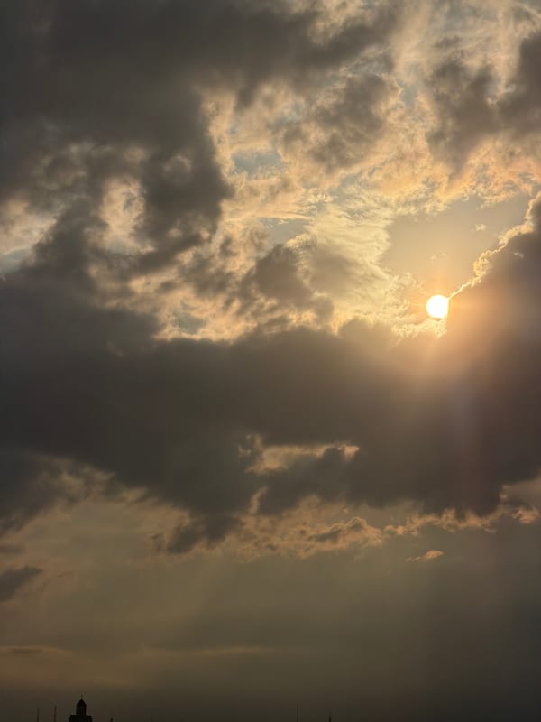 Afternoon moments captured across Tbilisi under cloudy skies