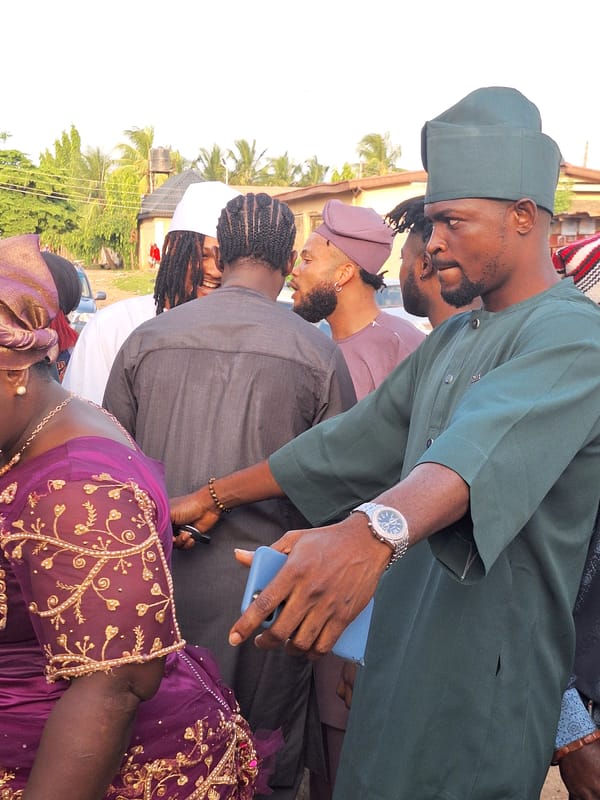Traditional wedding celebration underway in Narayi, Nigeria