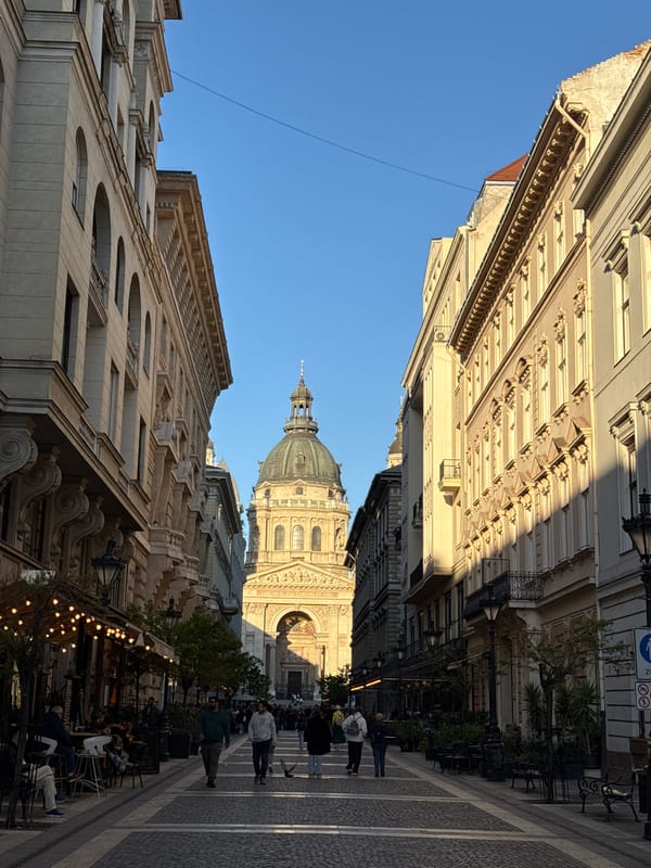 Budapest landmarks photographed during afternoon documentation session