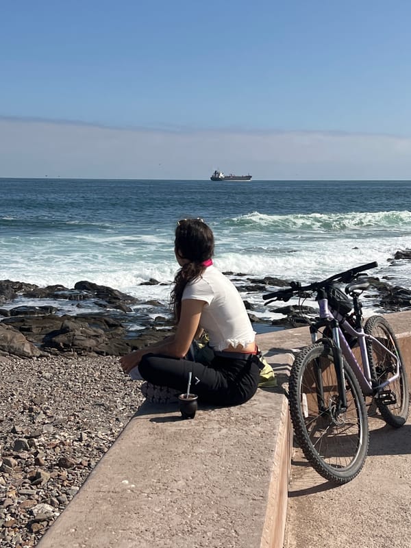 Evening coastal scenes captured along Arica waterfront promenade