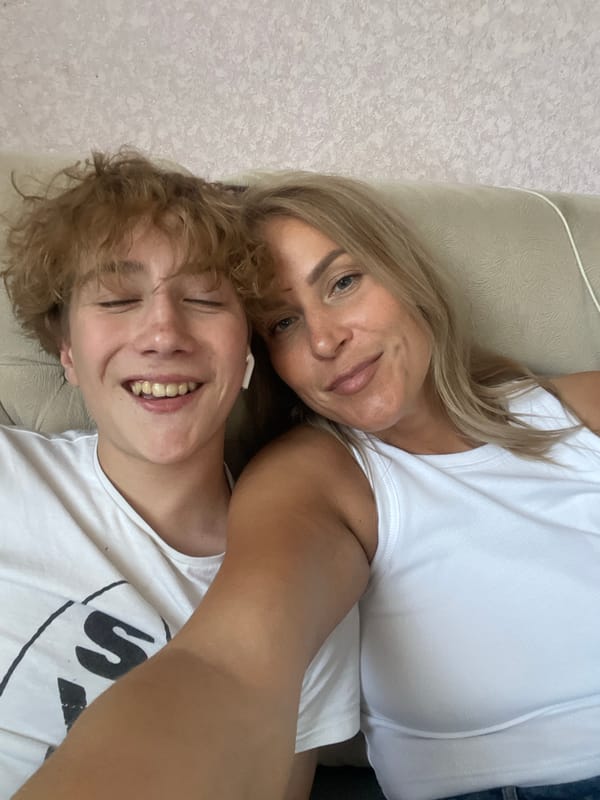 Everyday family moments documented in Baranovka, Russia neighborhood