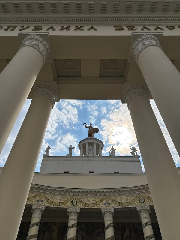 Witness documents Moscow architecture and urban landscapes during midday