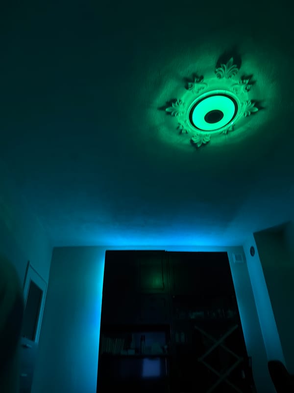 Young man photographed in Chirpan apartment interior