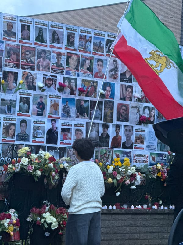 Iranian Memorial Gathering Held in London with Police Presence