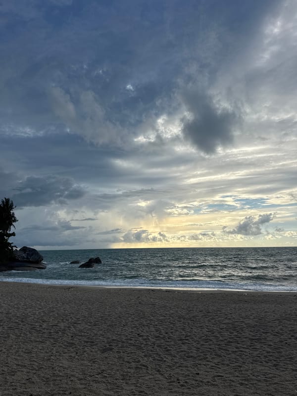 Beach scenes documented in Baan Thong Nang, Thailand