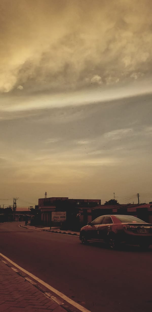 Evening street life documented in Narayi Nigeria residential area