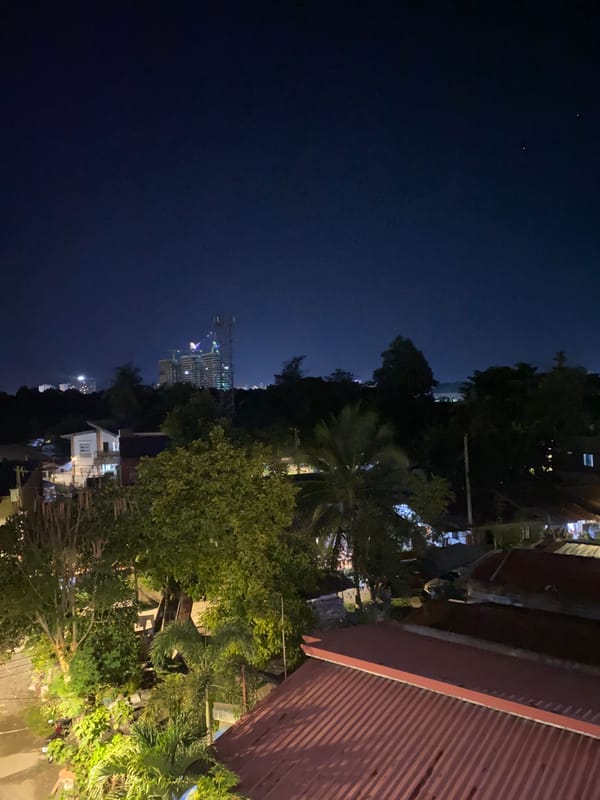 Nighttime documentation of urban and residential scenes in Davao City