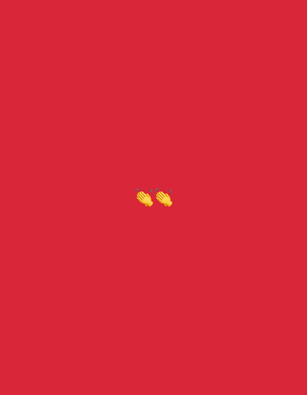 Clapping hands emoji imagery observed in Khan Yunis