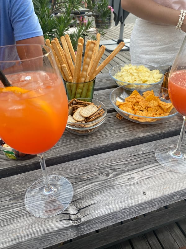 Outdoor street festival in Purbach with dancing and drinks