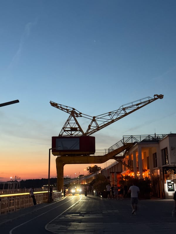 Evening scenes captured across Belgrade's districts and waterfront areas