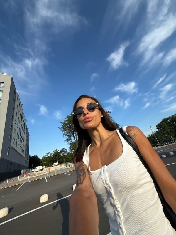 Sunny selfie session in Pleven, Bulgaria
