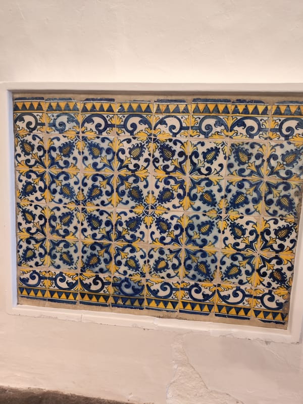 Traditional azulejo tiles and religious art documented in Ponta Delgada
