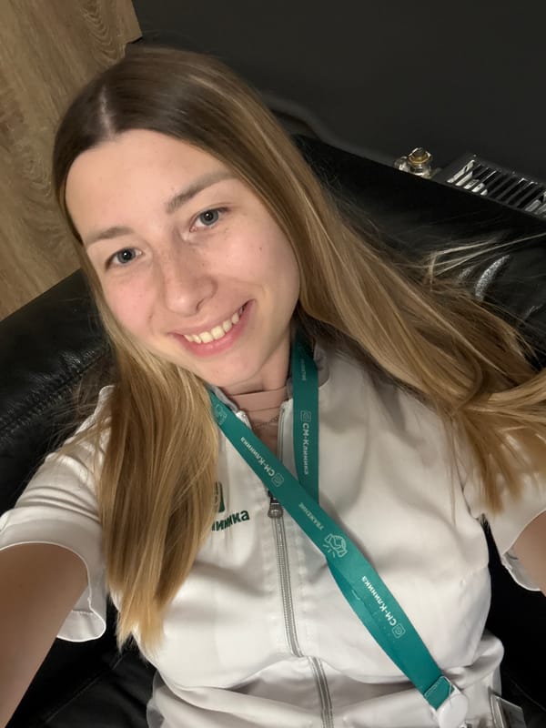 Late-night downtime at a Moscow medical facility