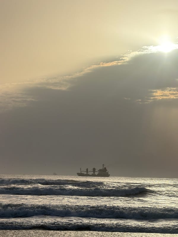 Woman and child enjoy beach afternoon in Figueira da Foz