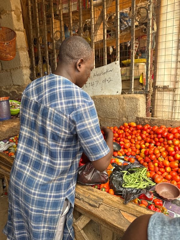 Morning market activity documented across Abuja, Nigeria