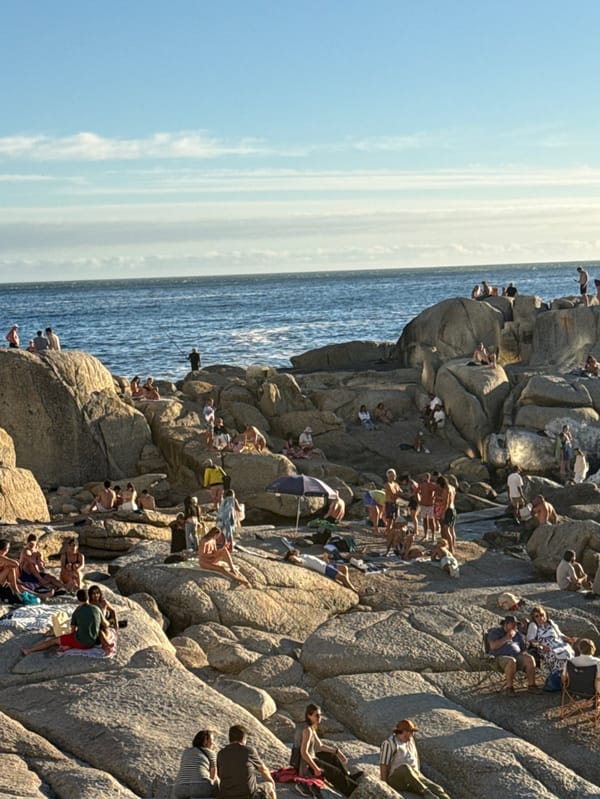Cape Town Atlantic coast sunset documented across popular beaches