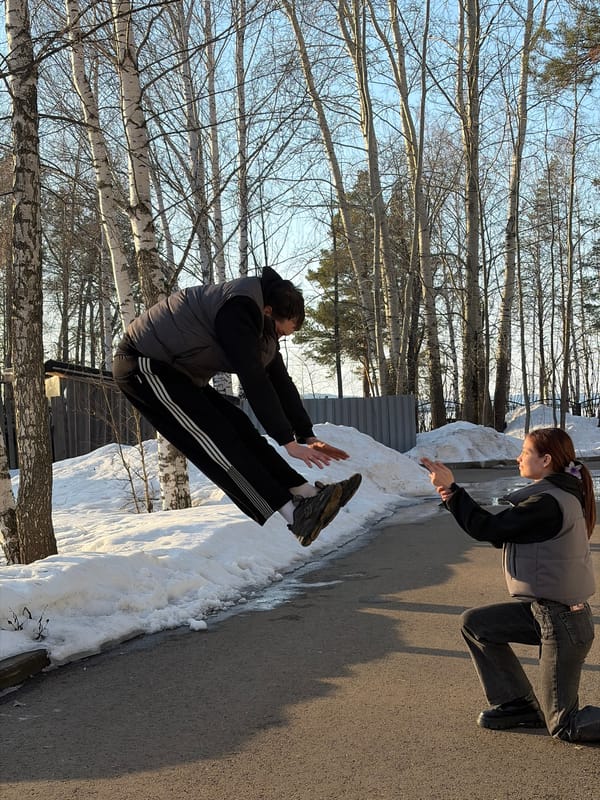 Domestic moments captured in Chaikovsky residential area