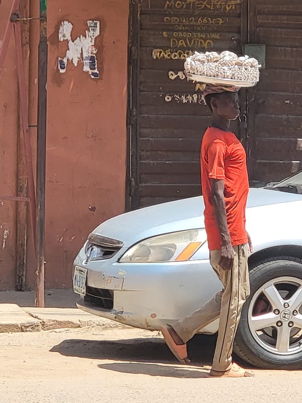 Daily street life documented in Maiburiji, Nigeria