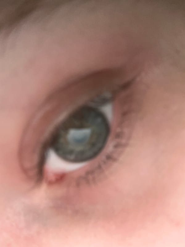 Close-up eye photograph captured in Moscow