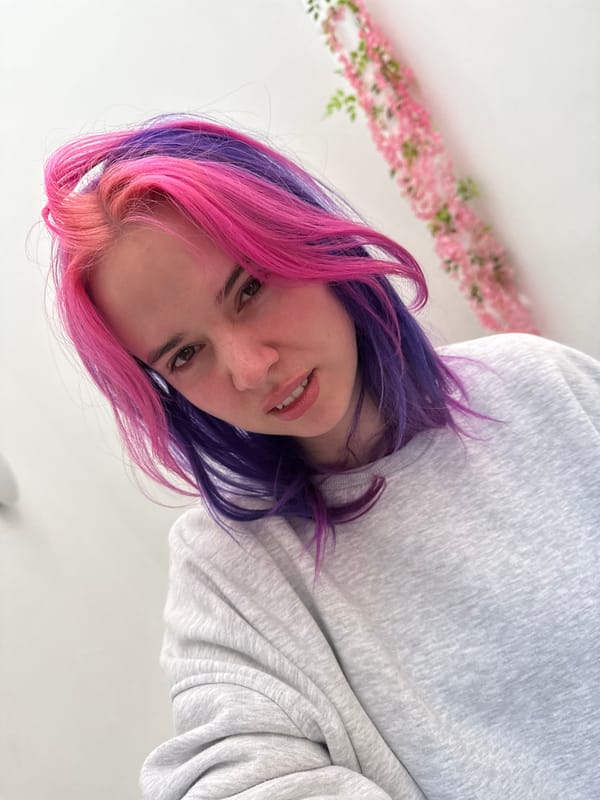 Pink-purple haired person photographed repeatedly in Zagreb apartment