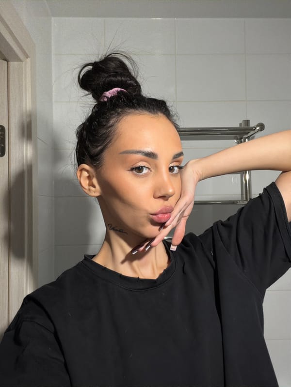 Woman Records Bathroom Selfie Videos in Balashikha