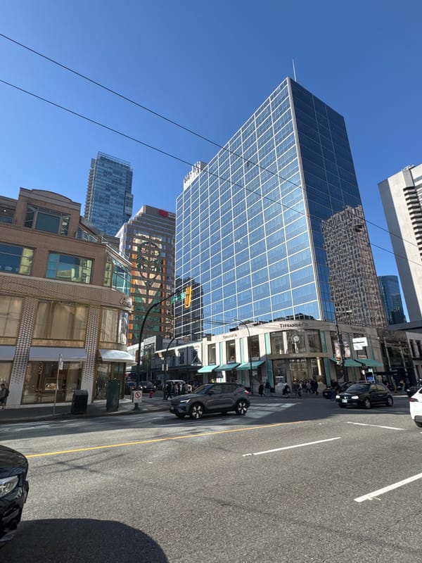 Film crew shoots overnight in downtown Vancouver commercial district