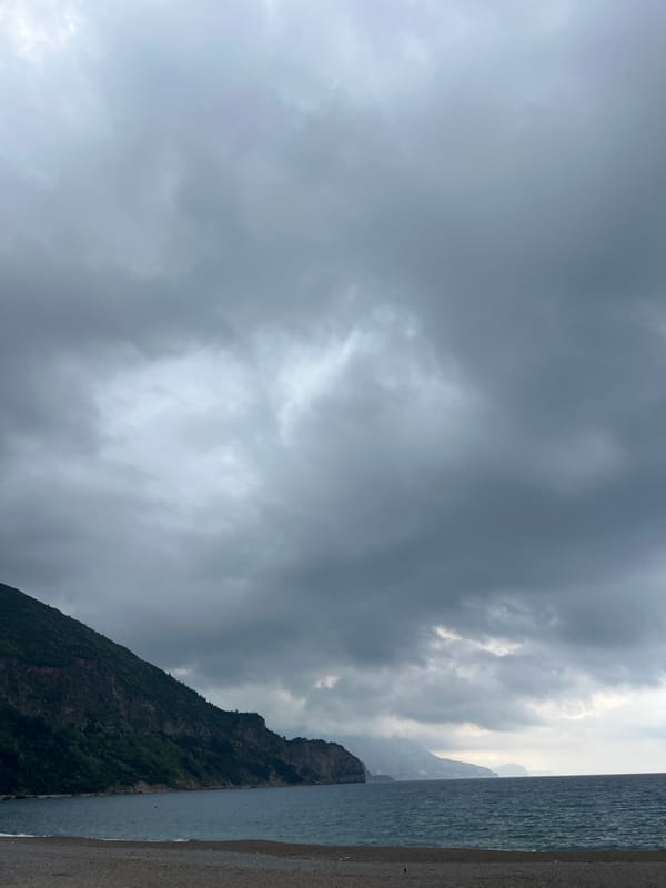 Morning beach workout session documented in coastal Montenegro