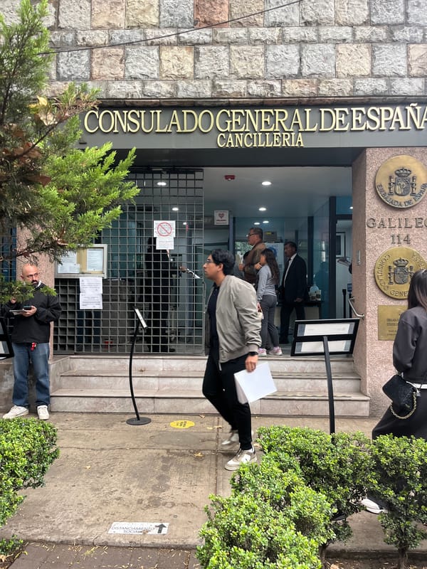 Spanish Consulate building photographed in Mexico City