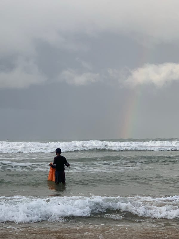 Early morning fishing and coastal scenes captured in southern Sri Lanka