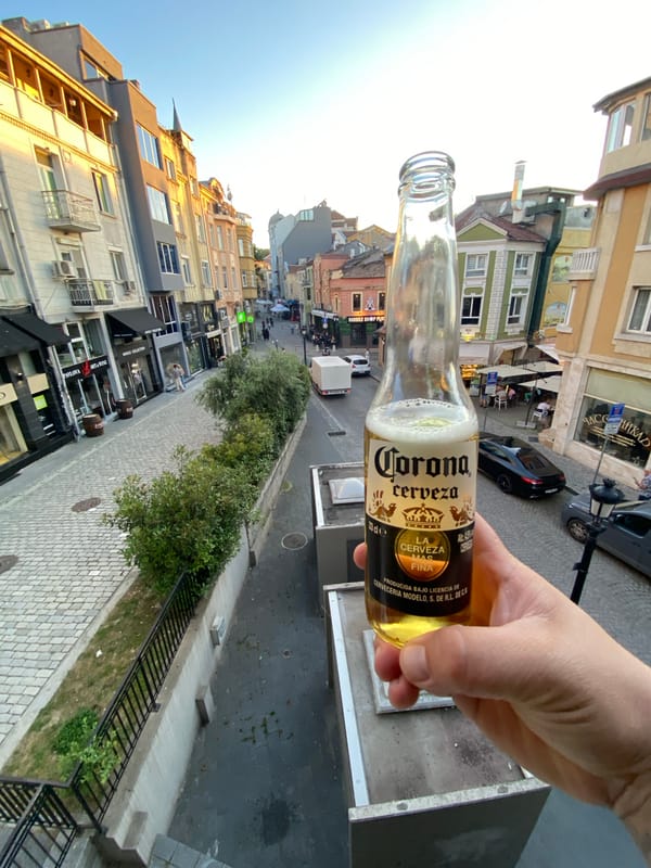 Afternoon social gathering documented in Plovdiv, Bulgaria
