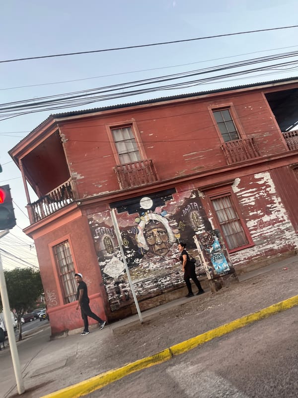 Urban street scenes captured in unidentified South American city