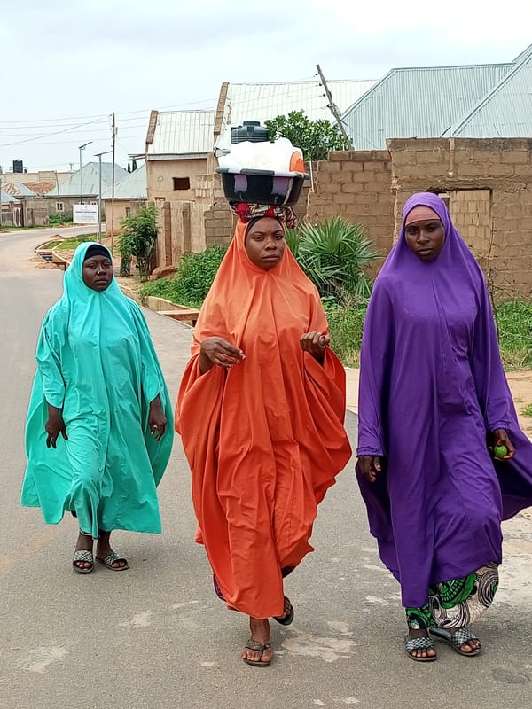 Afternoon street life in Tempure, Nigeria