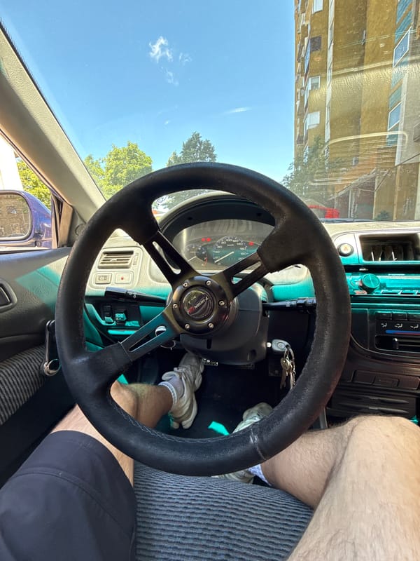Summer day in Shumen with cafes, car rides, and cocker spaniel antics