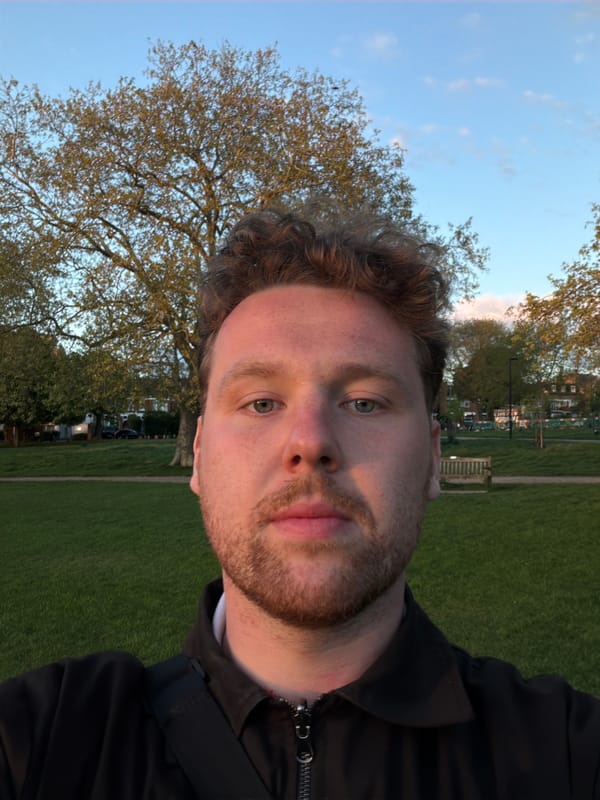 Man photographed in London park during evening hours