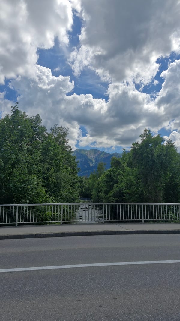 Quiet afternoon scenes from a small Swiss village