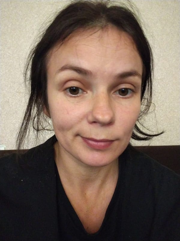 Close-up portrait series shot indoors in Molodiia, Ukraine