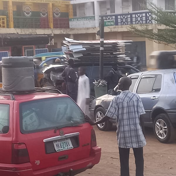 Everyday street life documented in Nigerian towns