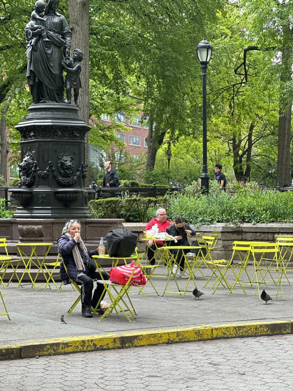 Ice cream truck spotted in NYC park area