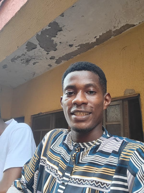 Afternoon street life and market activity in Egbagu, Nigeria