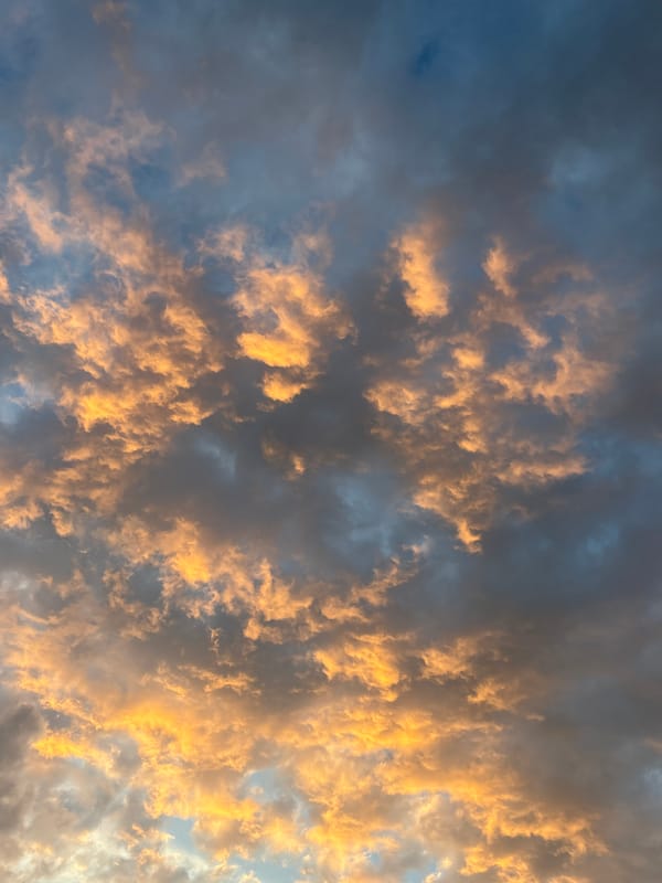Dramatic sunset clouds observed across Sofia, Bulgaria skyline